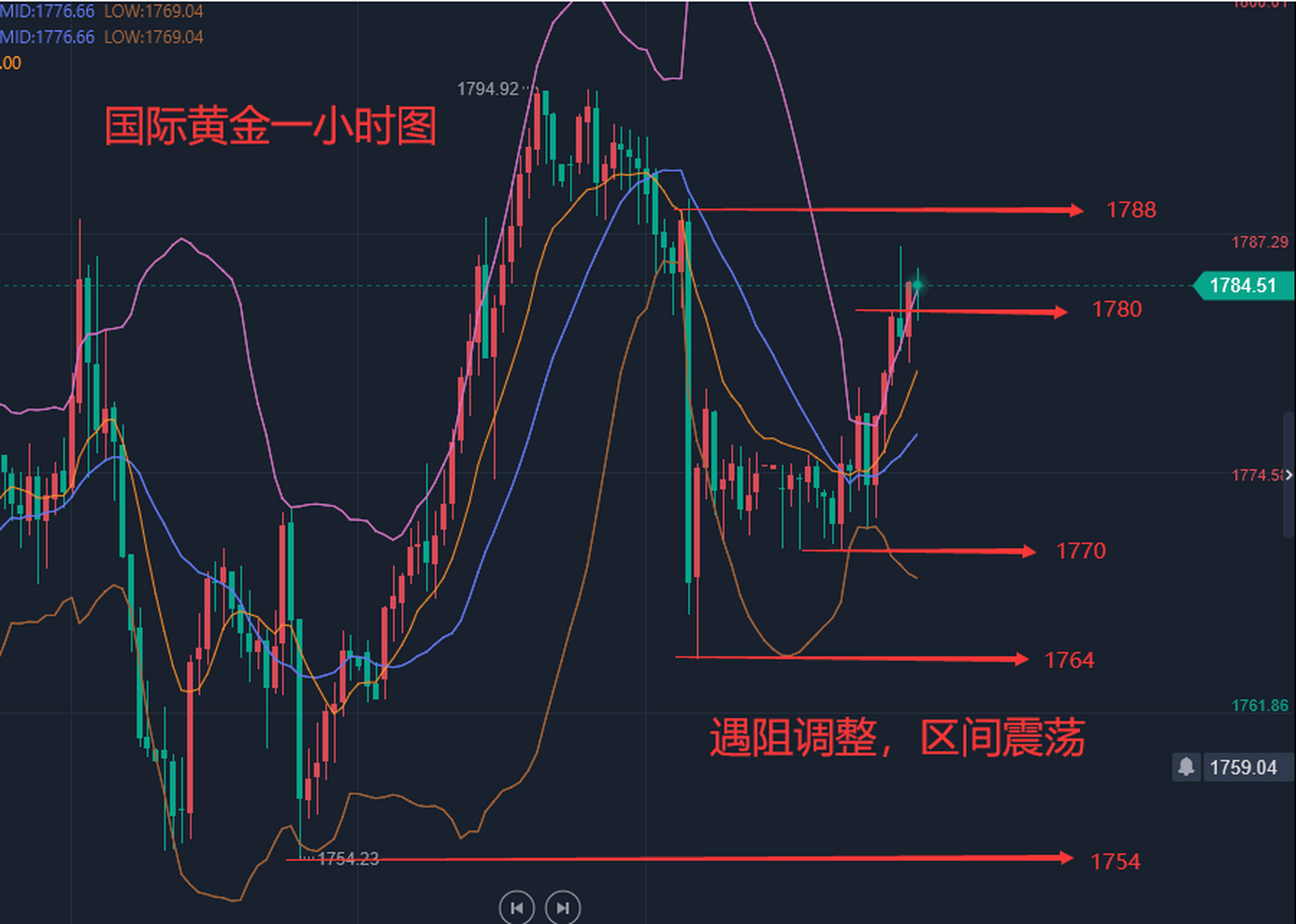 今日国际黄金走势解析，最新动态与趋势分析